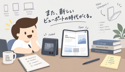 折りたたみスマホの登場で、また『ビューポート地獄』が始まる予感がした話